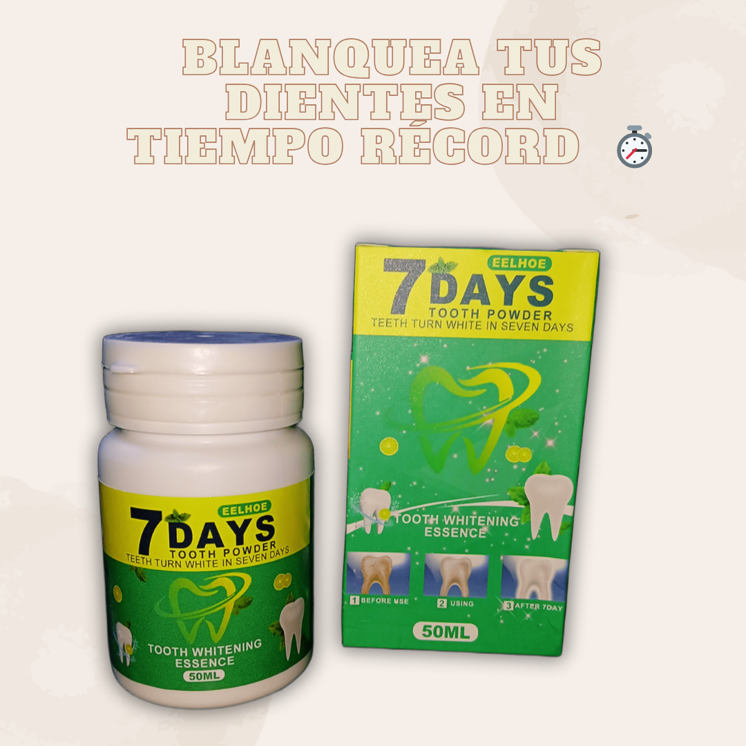 🦷✨ ¡Sonríe sin miedo en solo 7 días! ✨🦷