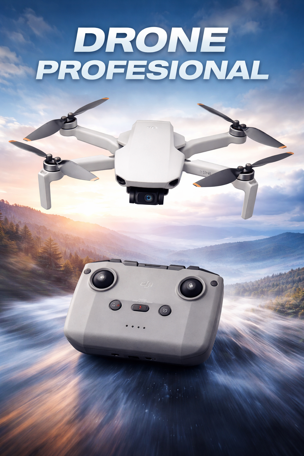DRONE PROFESIONAL (CON GPS , SENSOR ANTICHOKE , 1 AÑO DE GARANTIA)
