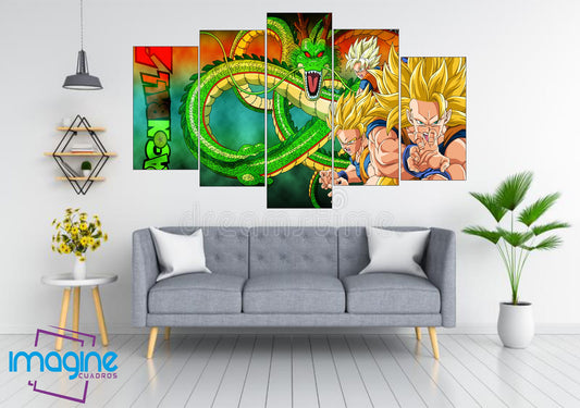 ⚡ Dragon Ball 5 Piezas – Haz Épico Tu Espacio ✨