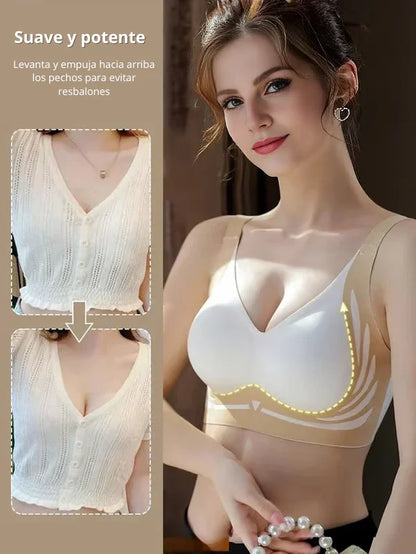 Sujetador Push-Up sin Aros | Realce Natural y Comodidad